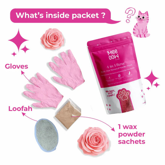 BUY 1 GET 1 FREE - MEOW BODY HAIR REMOVAL WAX POWDER