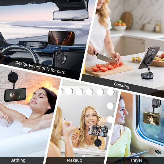 360° Magnetic Car Phone Holder – Strong Grip Mount