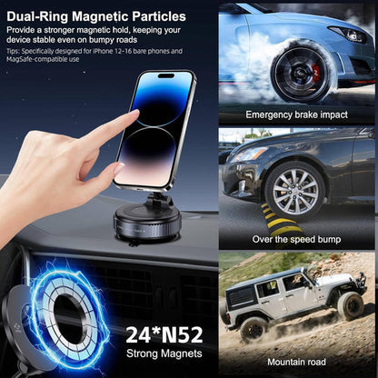 360° Magnetic Car Phone Holder – Strong Grip Mount