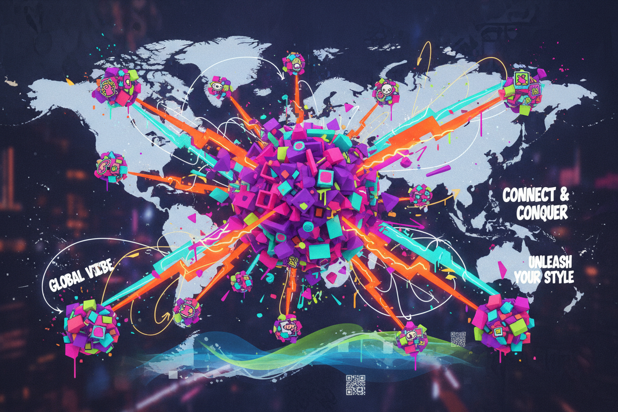 generate brands distribution network but it should be funky and attractive to customers